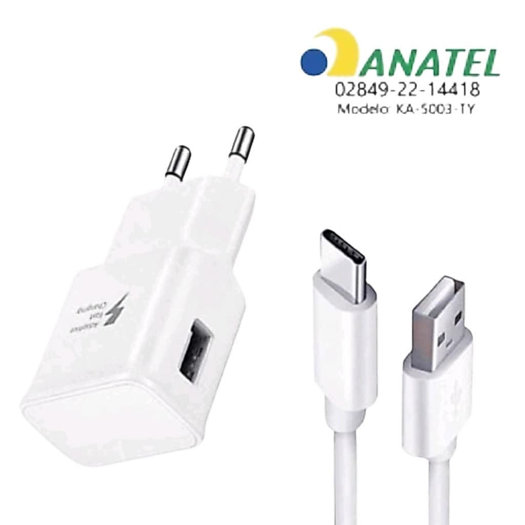 Carregador ou CabTIPO C Turbo Fast Charge para Galaxy s20 A21S S22 s10 s8 s9 A50 a51 A52 A30 a31 A32 A50 A51 A70 a71 A71