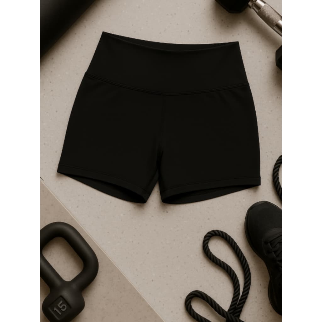 Shorts Legging Suplex Academia Cós Alto Não fica Transparente