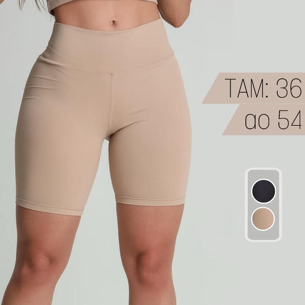 Short Segunda Pele Feminino Bermuda Anágua Cintura Alta Anti Atrito Sob Vestido e Saia P ao G3