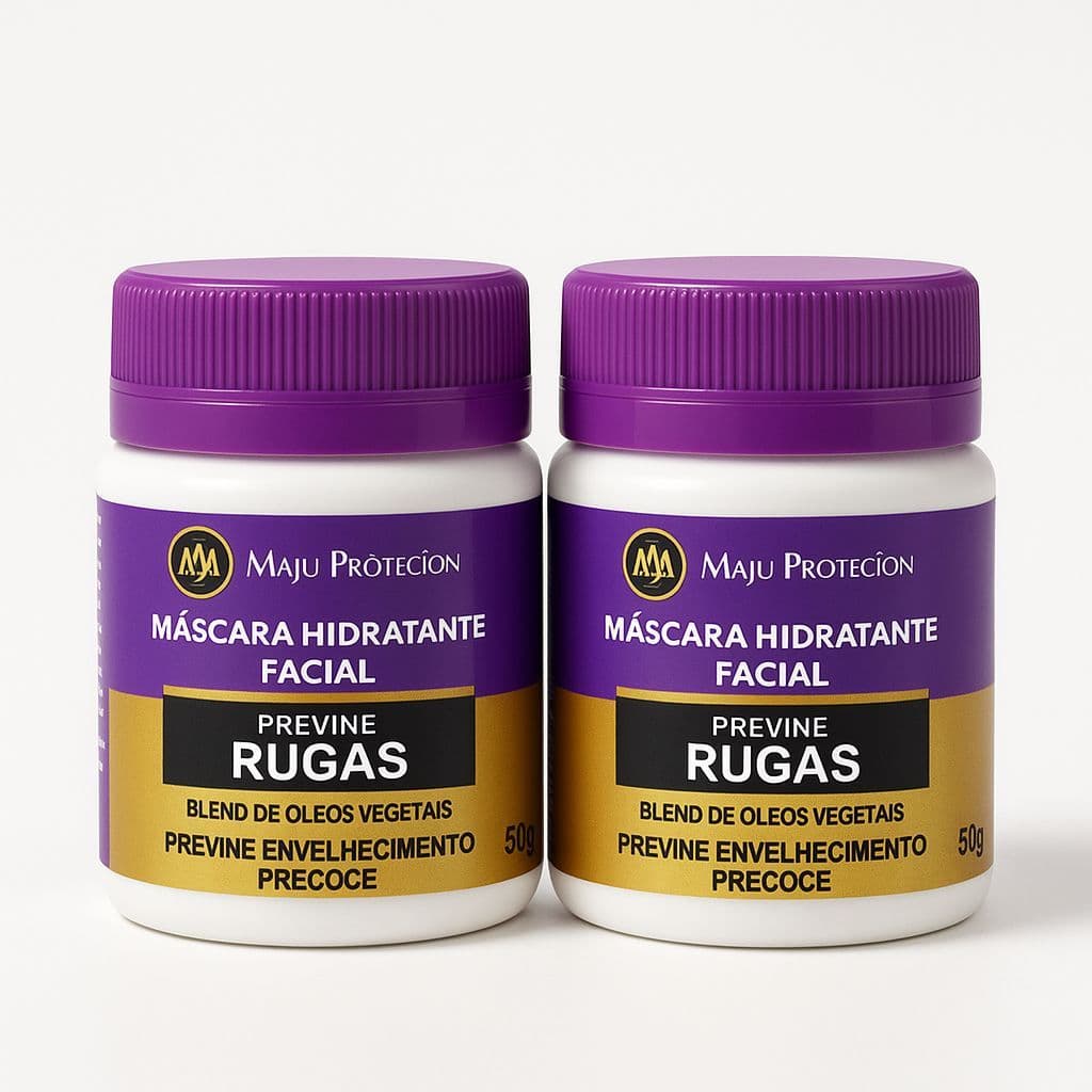 Creme Facial Anti Rugas Máscara Hidratante Previne Envelhecimento Linhas de Expressão Rejuvenescedor