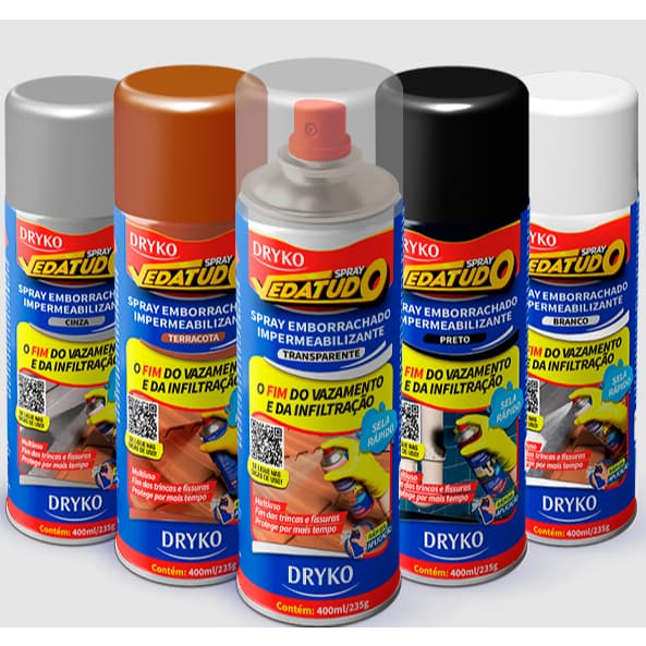 Spray Impermeabilizante VedaTudo 400ml/235g Dryko