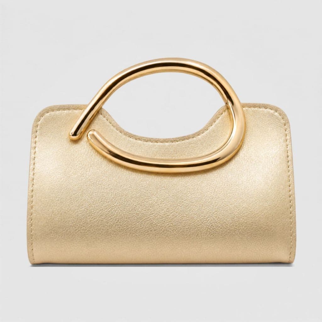 Bolsa de Mão Feminina Casamento Elegante com Corrente Removível