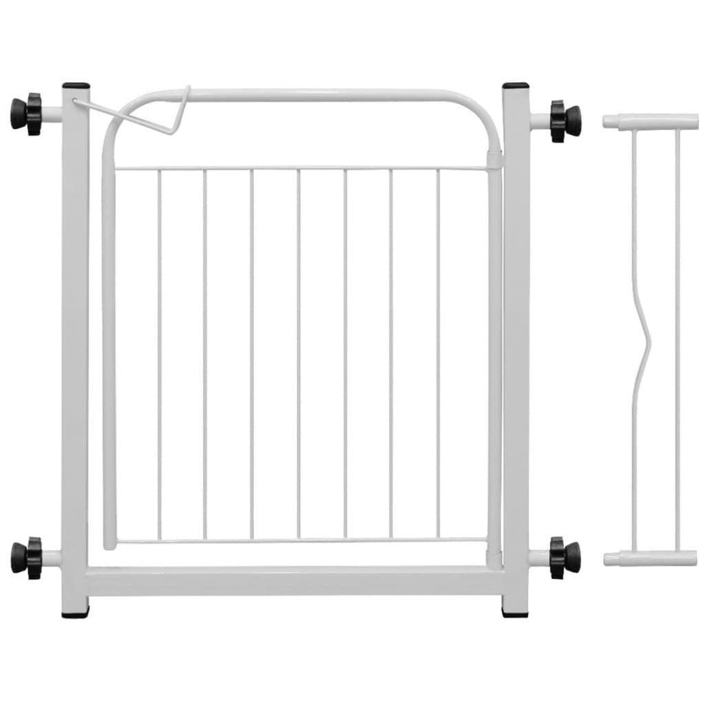 Portão Pet Segurança Cães Bebês Largo 69 a 84cm Extensor 10cm