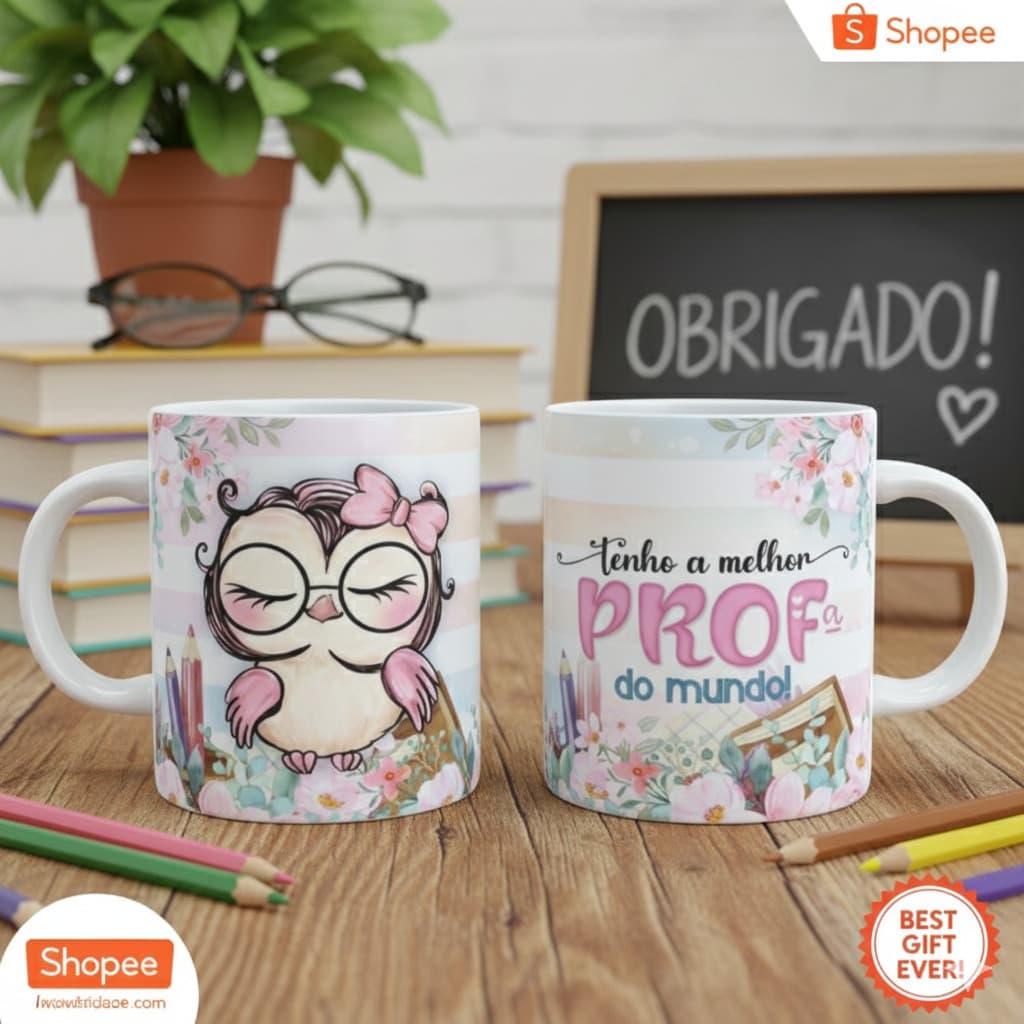 caneca personalizada Dia Dos Professores Volta às aulas lembrancinhas