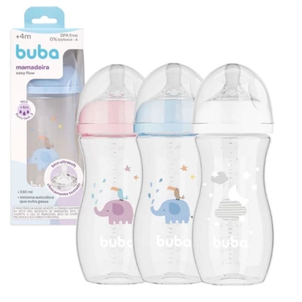 Mamadeira Buba Anticólica Easy Flow 330ml